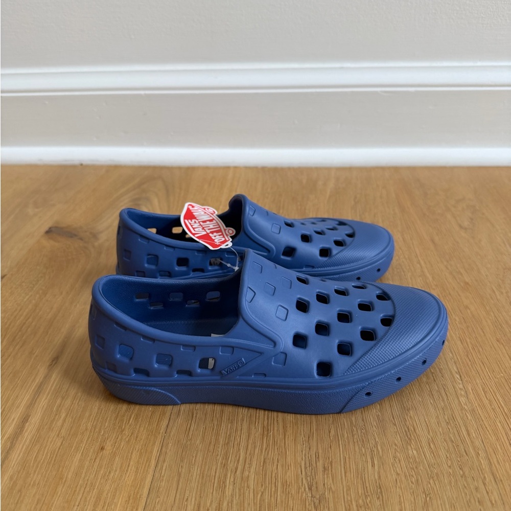 Vans Youth Slip-On Trk Navy - Size 3 - NEW - Picture 4 of 5
